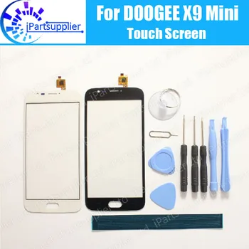 Doogee X9 mini Jutiklinio Ekrano Skydelis 100% Garantija Naujos Originalios Stiklo plokštės Jutiklinio Ekrano Stiklo Pakeitimo Doogee X9 mini