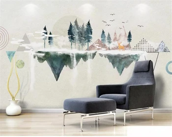 sienos dokumentų namų dekoro modernus minimalistinio asmenybės geometrinis abstraktus peizažas freskos TV foną, sienos tapetai