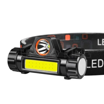 LED Žibintai priekinių Žibintų Žibintuvėlis 14450 USB Įkrovimo Lauko Žibintas Žibintuvėlis 2 Apšvietimo Režimai Darbą Šviesos