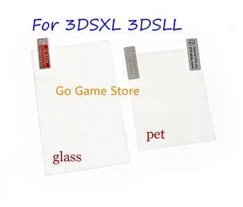1PC Naujos 3DS XL LL Plonas Grūdintas Stiklas Screen Protector Filmas 