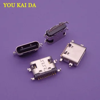 2vnt USB 3.1 C Tipo Jungtis 16 Pin Moterų SMT Tab lizdo Versija Lizdas Ulefone Galios 5 MTK6763 Octa Core 6.0