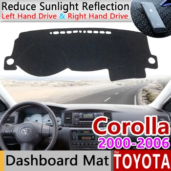 Toyota Corolla E120 E130 2000 2001 2002 2003 2004 2005 2006 2007 neslystantis prietaisų Skydelio Kilimėlis Padengti Žaliojo Trinkelėmis skėtį nuo saulės Priedai