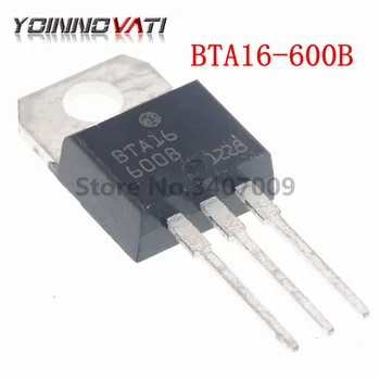10VNT/daug BTA16-600B TO-220 BTA16-600 BTA16 Simistorių 16 Amp 600 Voltų Naujas originalus