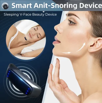 Smart Anti-Knarkimas Įtaisas AVS V-Veido Impulso Nustoti Knarkti Nešiojamų Patogu Miegoti Ir Nustoti Knarkti Sveikatos Priežiūros Sleepping Grožis