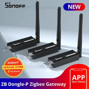 1-5VNT SONOFF ZB Dongle Plius USB Zigbee Vartai Analizatorius Zigbee 2MQTT Sąsaja Užfiksuoti su Antena Veikia Sonoff Zigbee Serija