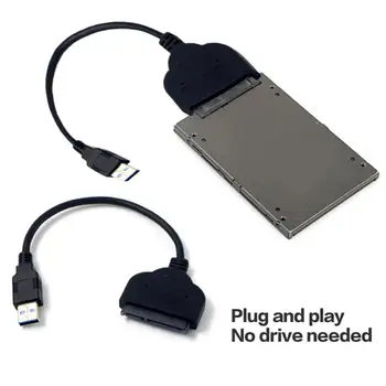 Signalo Perdavimo Plačiai Suderinama USB3.0 SATA KOMPIUTERIO Kietojo Disko Duomenų Kabelis Kompiuteris