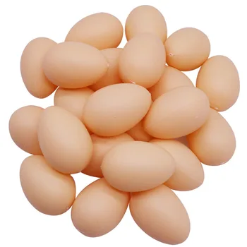 100 Vnt Mažas Netikrą Kiaušiniai 5*3.4 cm ūkinių Gyvūnų Prekių Narvuose Priedai Vadovas Vištienos lizdą Kiaušinių Vaikams, Žaislai, Dažymo Medžiagos