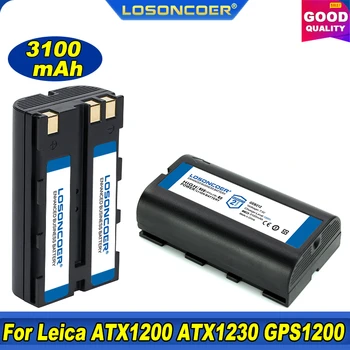 3100mAh GEB212 GBE211 GEB211 GEB90 Baterija Leica ATX1200 ATX1230 GPS1200 GPS900 GRX1200 Piper 100 200/ RX1200 RX900 ATX900