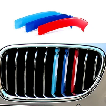 3D M sport Automobilio Grotelių Sporto Juostele ABS Lipdukas Lipdukas tinka 2015-2017 BMW 2 Serija 7 Sėdimos vietos, Kelionių Edition 