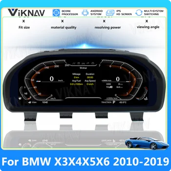 Automobilių Accessoriess Virtualus Instrumentas BMW X3X4X5X6 2010-2017 2018 2019 Skaitmeninis Prietaisų Skydelis Grupių LCD Spidometras Player