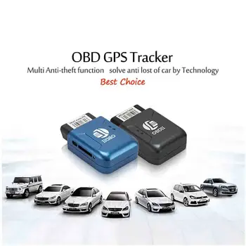 GSM GPRS Mini GPRS Automobilių Tracker Sekimo OBD II 2017 Naujas GPS 306A TK206 OBD 2 Realiu Laiku GSM Quad Band Anti-theft Vibracijos Signalas