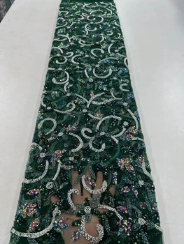 Europos ir Amerikos high-end nėrinių akių china granulių vamzdis, siuvinėjimo, siuvinėjimo mados vestuvių suknelė cheongsam audinio 5 metrų