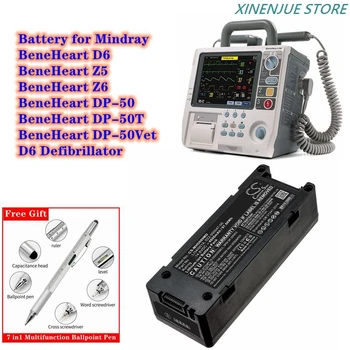 Medicinos Baterija 14.8 V/6600mAh LI24I002A, LI341001A už Mindray BeneHeart D6 ,Z5, Z6, DP-50, DP-50T, DP-50Vet, Defibriliatorių