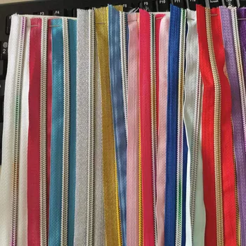 5m #5 Nailono užtrauktukas su spalvinga dantų roll drabužių pakeitimas kit Užtrauktukas tekstilės maišelį, Siuvimo reikmenys, namų amatai