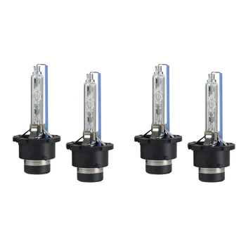4Pcs Vandeniui Šviesus D4S Xenon Žibintų Lemputės Pakeitimas Atsparus Karščiui 8000K Anti-UV Lempos