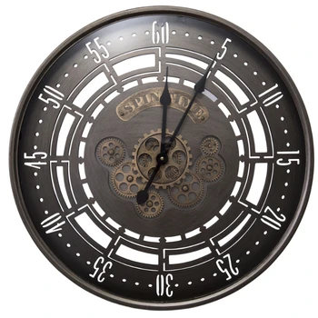 Sieninis Laikrodis Derliaus Metalo Pramonės Meno Geležies Kūrybos Įrankius, Laikrodžius, Baras Kambarį Žiūrėti Horloge Dovana