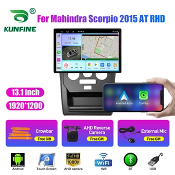 13.1 colių Automobilio Radijo Mahindra Scorpio 2015 MT AT Car DVD GPS Navigacijos Stereo Carplay 2 Din Centrinio Multimedia 