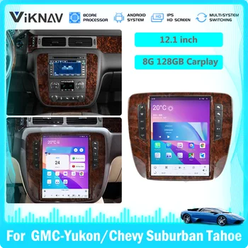 Android 11 Automobilių GPS Navigacija GMC Yukon/Chevrolet Tahoe 