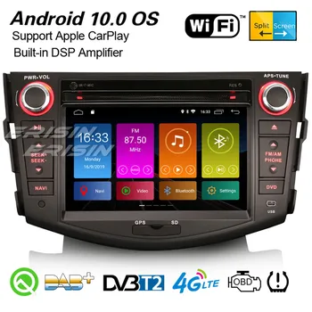 Erisin Android 10.0 DSP Automobilio Stereo Carplay DAB+ Navi 