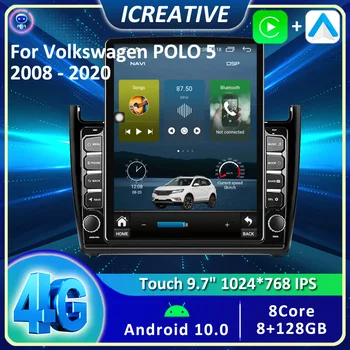 GPS Automobilio Radijo Volkswagen POLO 5 2008-2020 