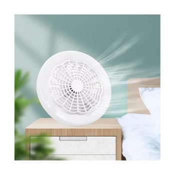 LED Smart Ventiliatorius, Šviesos, Ventiliatorius 30W Nuotolinio Valdymo vidaus LED Šviesos Silent Miegamojo, Virtuvės Dekoro Lempos Gerbėjai-Oranžinė