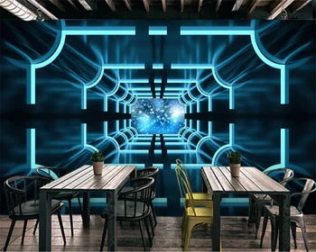 beibehang Individualų erdvės išplėtimo technologija prasme, interneto kavinė fone kosmoso kapsulė sporto salė tapetai tėtis peint