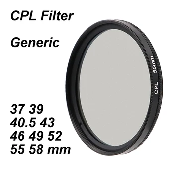 CPL Filtras, Diskiniai-Polarizing Filter CIR-PL 7mm Plonas Plonas Bendrasis Optika Fotoaparato Objektyvo Filtro 37 39 40.5 43 46 49 52 55 58 mm