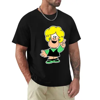 Mafalda draugui Susanita T-Shirt grafikos marškinėliai paprasto, t-marškinėliai, vyriški medvilniniai marškinėliai
