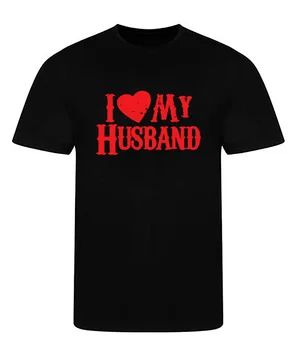 Nauja, T-Shirt - Aš Myliu Mano Vyras - Pora Valentino Dieną Žmona Įkvėpė Viršuje T Tee