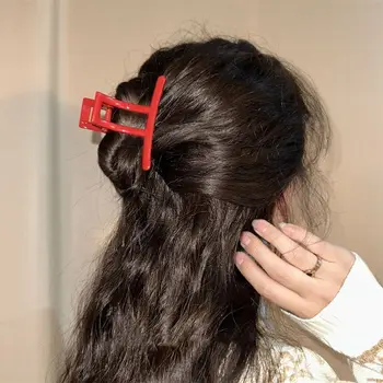Plaukų Letena Mažas Patraukti Įrašą Kryžiaus Naujųjų Metų Plaukų Aksesuarai Korėjos Stiliaus Skrybėlės Moterų Plaukų Aksesuarų, Raudona, Plaukai, Clip