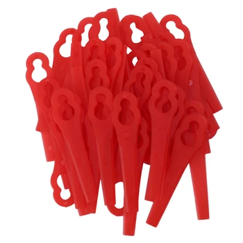 50Pcs Plastiko String Žoliapjovės Peiliai Sodo Vejapjovės Pakeitimo Ašmenų Žolės Pjovimo Peilis Sodo Įrankiai