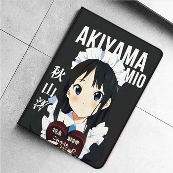 K-ON！ Anime Mio Akiyama Atveju, iPad 10.2 7-oji, 8-oji Oro 2 3 Mini 1 2 3 5 Atveju Prabanga Silikono iPad Oro iPad 4 Pro11 Atveju