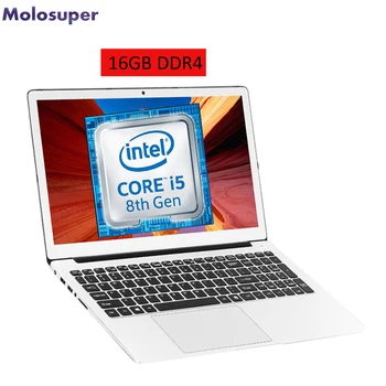 15.6 Core I5 8250U 8 Gen žaidimų kompiuteris 16GB DDR4 RAM 512 GB SSD apšvietimu KB 15.6 colių metalo notebook laptop