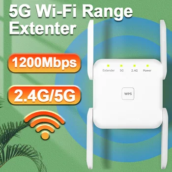 2023 Dual WiFi Kartotuvas 5G 2.4 G 1200M Belaidžio Wifi Stiprintuvo Signalą Wi-fi 