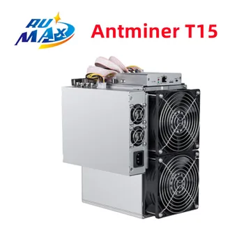Naudoti BITMAIN Asic miner AntMiner T15 23T BTC BCH SHA256 Su PSU Bitcoin Miner Geriau Nei S9 S19j T17 T9 Innosilicon T2T T3 M21
