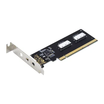 Chenyang PCIE PCI-Express 16x Dual Oculink SFF-8612 SFF-8611 8x VROC Adapteris Mainboard SSD Grafika Kortelės