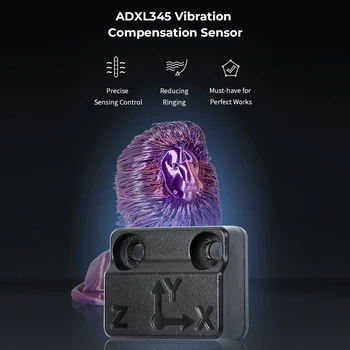 Creality ADXL345 Vibracijos Kompensacijos Jutiklis Sonic Mygtukai Tiksliai Jausdama Kontrolės Sumažinti Skambėjimo 3D Spausdintuvas Turi turėti