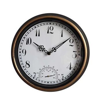 Sieninis Laikrodis Derliaus Vandeniui Laikrodžiai Termometras Šiaurės Šalių Šiuolaikinės Sieniniai Laikrodžiai, Namų Dekoro Kambarį Dovana