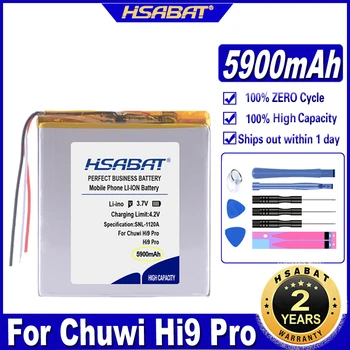 HSABAT Hi9Pro 5900mAh Baterija Chuwi Hi9 Pro Tablet PC Baterijos