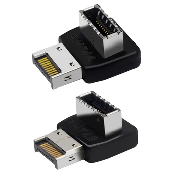 Kompiuterio pagrindinės Plokštės Tipas-E, USB 3.1 Tipas-E, Sąsaja 90 Laipsnių Vairo Alkūnė Priekiniai Tipas-C Įdiegta Adapteris, Priekiniai C TIPO Lizdas