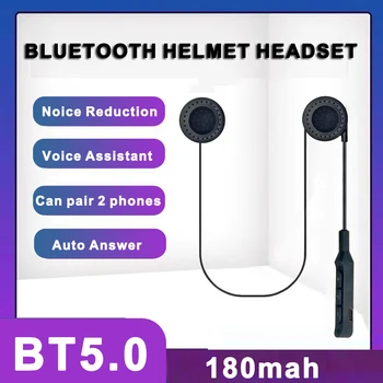 Bluetooth 5.0 BT19 Moto Šalmas, Rankų Belaidė laisvų Rankų Skambučių Rinkinys, Stereo Anti-trukdžių 
