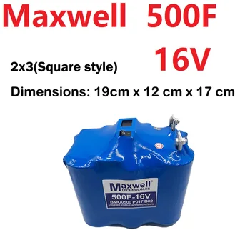 Maxwell 500F 16V Super Farad Kondensatorius Automobilių Lygintuvas 2.7 V 3000F, su Išlyginimo Valdyba,Įtampos Ekranas, Garso Kondensatorius